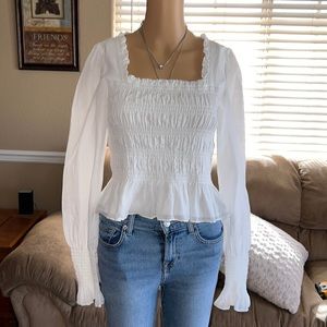All Saints White Blouse